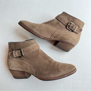 Aquatalia taupe waterproof booties